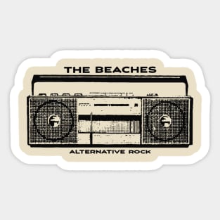 The Beaches Sticker